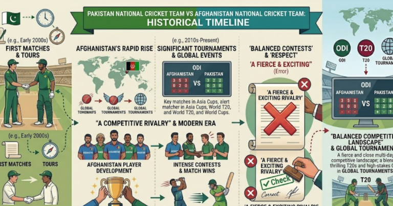 Pakistan vs Afghanistan Cricket Timeline Explained