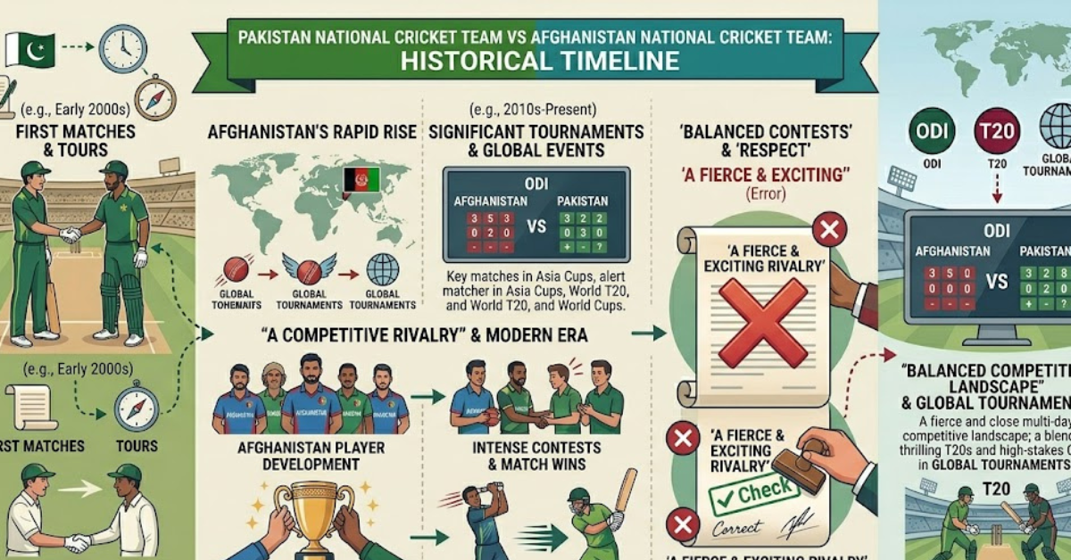 Pakistan vs Afghanistan Cricket Timeline Explained