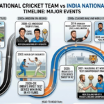 New Zealand vs India Cricket Timeline Explained