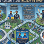 Mumbai Indians vs Gujarat Titans Timeline
