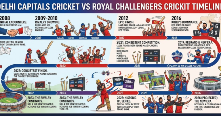 Delhi Capitals vs Royal Challengers Timeline: IPL Rivalry