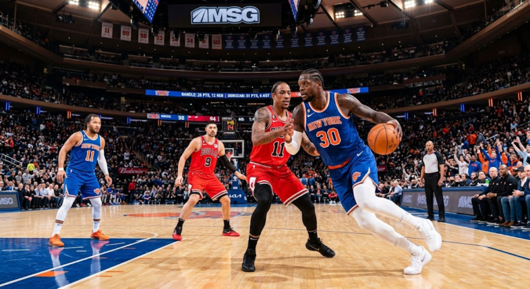 Knicks vs Chicago Bulls Match Player Stats