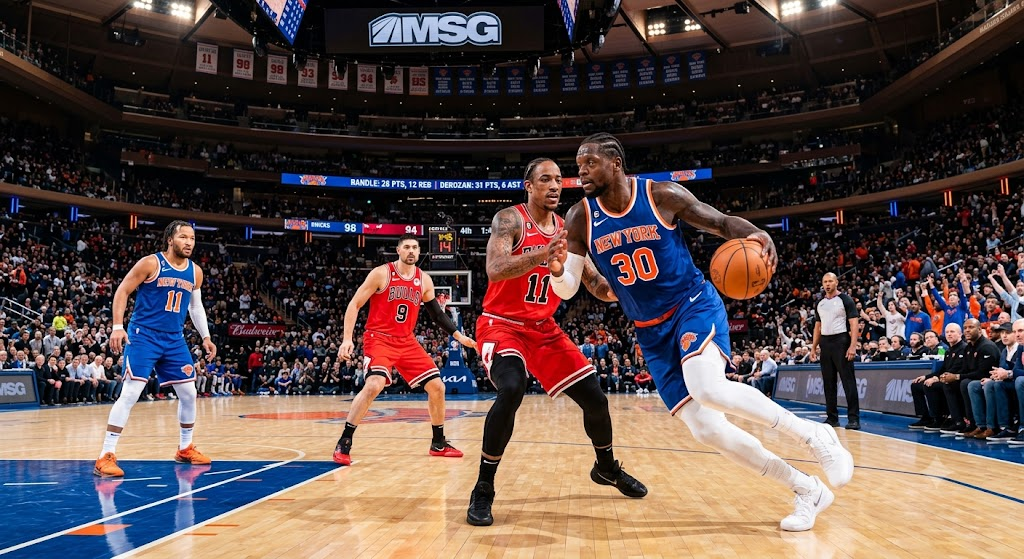 Knicks vs Chicago Bulls Match Player Stats
