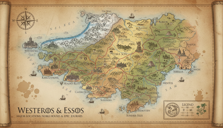 Game of Thrones Map