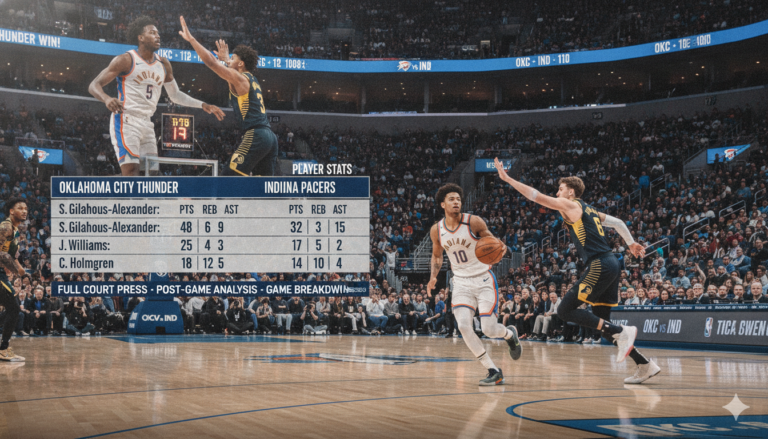 Spectacular Oklahoma City Thunder vs Indiana Pacers