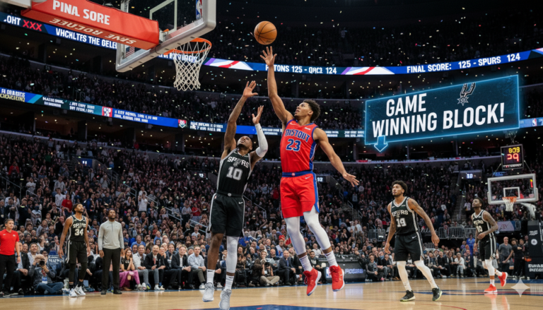 Detroit Pistons vs San Antonio Spurs Match Player Stats