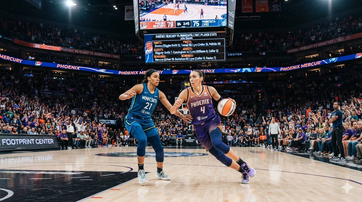 Phoenix Mercury vs Minnesota Lynx Match Player Stats