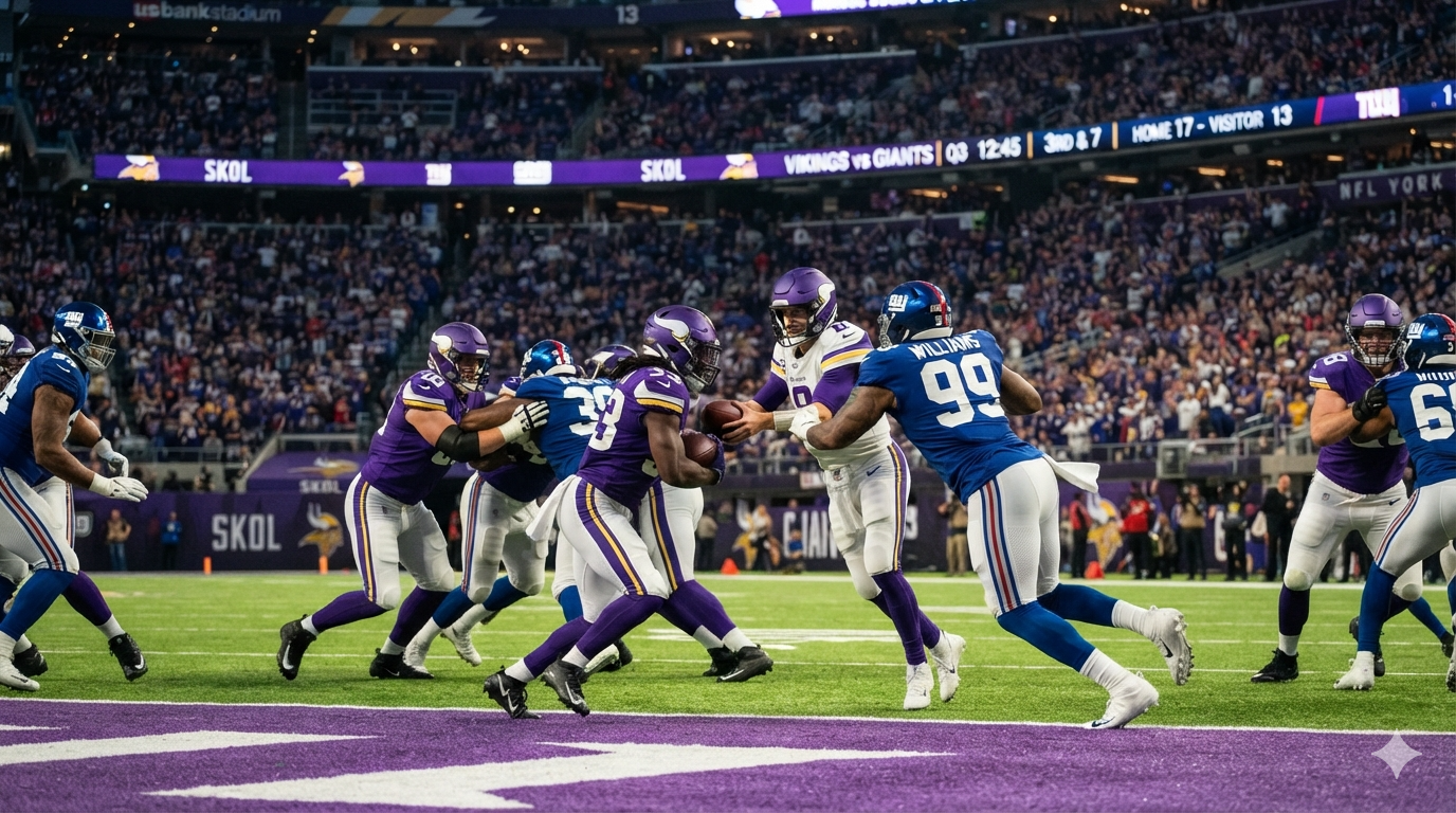 Minnesota Vikings vs. New York Giants Stats