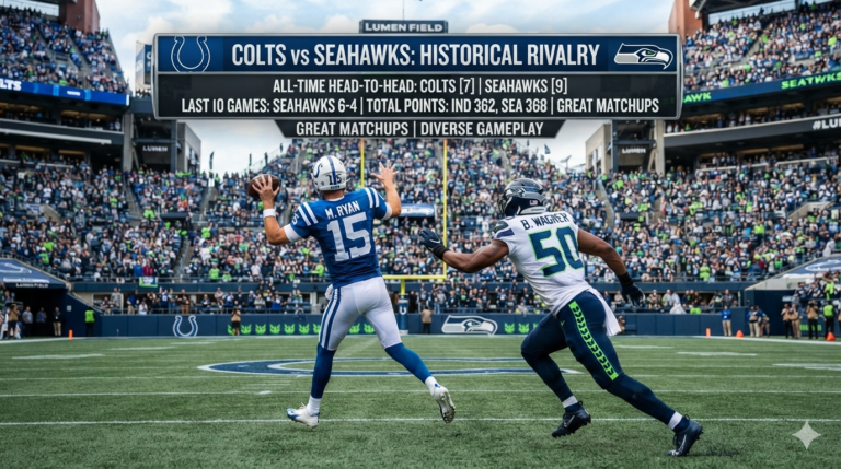 Colts vs Seahawks Stats
