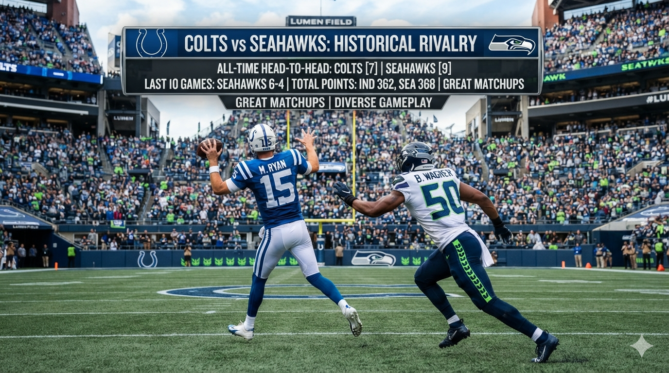 Colts vs Seahawks Stats