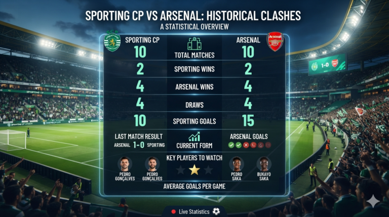 Sporting Lisbon vs Arsenal Statistics