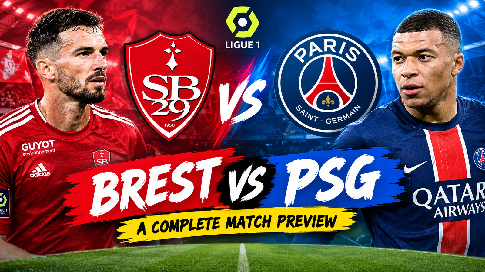 Brest vs PSG